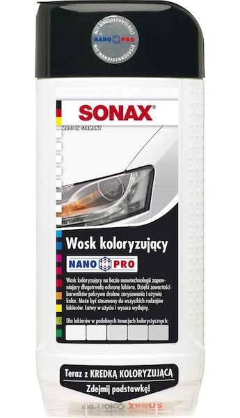 Nano vosk na auto Sonax bílý 500ml