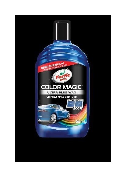 Vosk na auto Turtle Wax Color Magic modrý 500ml